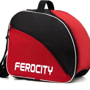 FEROCITY - Premium skischoentas - Skitas met uitneembaar meshvak - Kleur Rood Zwart