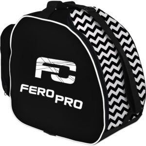 FEROCITY - Premium skischoentas - Skitas met uitneembaar meshvak - Kleur Zig Zag