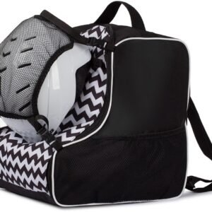 FEROCITY - Premium skischoentas - Skitas met uitneembaar meshvak - Kleur Zig Zag met net