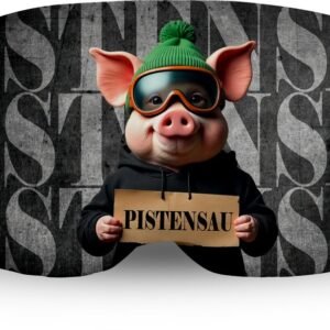 FEROCITY - Skibrilbeschermer - Snowboardbrilhoes, Skibrilhoes - Pistensau Schwein Kleur