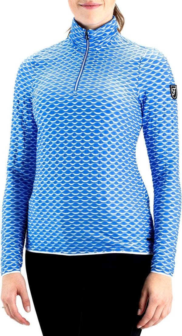 Falcon Anita Ski Pully Dames Blauw dessin 36/S