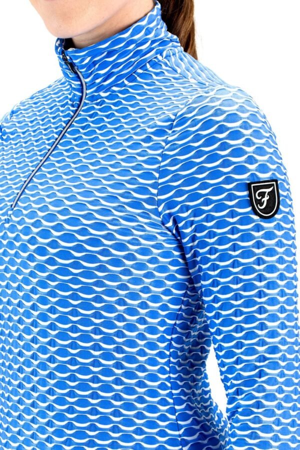 Falcon Anita Ski Pully Dames Blauw dessin 4XL/48.