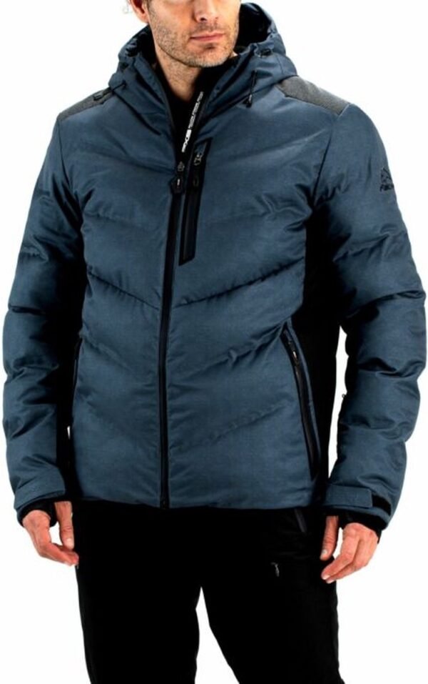 Falcon Heren Greyham Jacket Dark Grey Melange