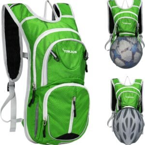Fietsrugzak - Sportrugzak Drinkrugzak - Sport en Outdoor - Waterdicht met Isolatielaag - 12L - Zwart