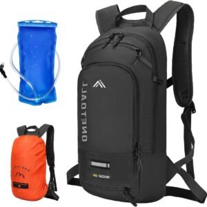 Fietsrugzak - Sporttas - Actief Buiten - Ultralicht Ademend - 10 Liter - Zwart