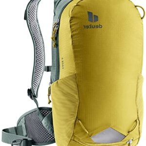 Fietsrugzak - Sporttas - Sportieve Fietstochten - Lichtgewicht Mesh Vinnen - 8 Liter - Kurkuma Klimop