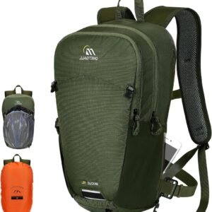 Fietsrugzak - Wandelrugzak Dagrugzak - Outdoor Sport - Waterdicht Anti-diefstal - 15 Liter - Donkergroen