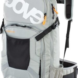 Fietsrugzak met Rugbeschermer - Fietstas Rugzak - Enduro Toertochten - Liteshield Rugbescherming 95% - 16 liter - Steengrijs