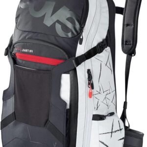 Fietsrugzak met Rugbeschermer - Protector Rugzak - Mountainbiken - Geïntegreerde Liteshield Beschermer - 20 liter - Zwart/Wit