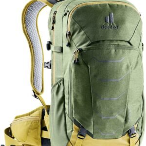 Fietsrugzak met beschermer - Sport rugzak - Mountainbiken - TÜV/GS-gecertificeerde beschermer - 20 Liter - Kaki