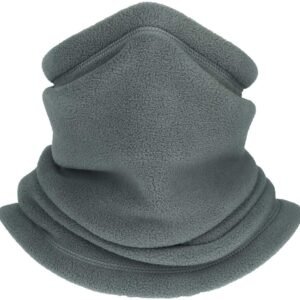 Fleece Hoofdbedekking - Neus-En Halsbedekking - Volledige Gezichtsbedekking Warm & Ademend - 1 Stuks - Voor Skiën En Buitenactiviteiten Zwart