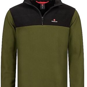 Fleecetrui voor heren met halve ritssluiting - Perfect voor herfst en winter