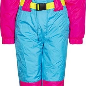 Fout Skipak 80's / Vintage Onesie Skipak / wintersport / in felle kleuren van Funky Alps