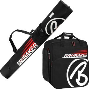 Functionele Skibag en Schoenentas Combo voor Ski's tot 190 cm, Stokken, Helm en Accessoires
