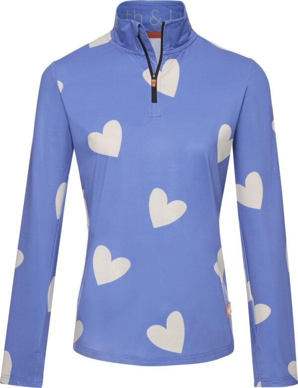 Gareth & Lucas Skipully The Eighty-Nine - Dames XL - 100% Gerecycled Polyester - Midlayer Sportshirt - Wintersport