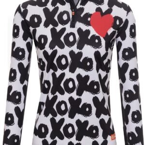 Gareth & Lucas Skipully The Forty-Four - Dames S - 100% Gerecycled Polyester - Midlayer Sportshirt - Wintersport