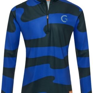 Gareth & Lucas Skipully The One Hundred and Seven - Heren M - 100% Gerecycled Polyester - Midlayer Sportshirt - Wintersport