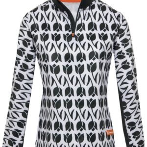 Gareth & Lucas Skipully The One Hundred and Seventeen - Dames XL - 100% Gerecycled Polyester - Midlayer Sportshirt - Wintersport