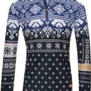 Gareth & Lucas Skipully The Seventy-Nine - Heren XL - 100% Gerecycled Polyester - Midlayer Sportshirt - Wintersport