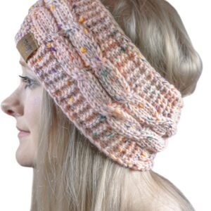 Gebreide Hoofdband - Warme Oorwarmers - Winterse Activiteiten - Zachte Fleece Voering - 46-59cm Hoofdomtrek