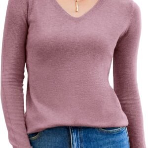 Gebreide Pullover - V-hals Trui - Casual Dameskleding - Zachte Polyester - XS tot XL - Meerdere Kleuren
