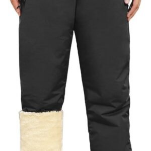 Gevoerde Joggingbroek voor Heren - Winter Outdoor Trainingsbroek met Waterdichte Fleecevoering