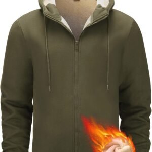 Gevoerde Winterhoodies voor Heren - Warme Capuchontruien met Zakken