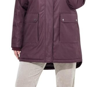 Gewatteerde Functionele Winterjas Grote Maten Dames - Waterdicht en Winddicht met Teddyfleece