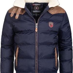 Gewatteerde Winterjas voor Heren - Warme Windjack met Capuchon