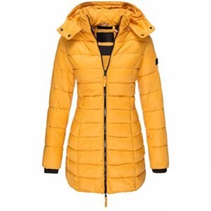 Gewatteerde damesjas met slim fit en warmte voor de winter