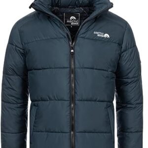 Gewatteerde winterjas voor heren met capuchon - Warme en comfortabele jas voor het koude seizoen