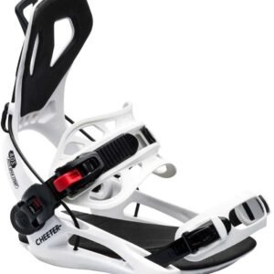 Gnu Cheeter Snowboardbindingen Zilver M Man,Vrouw