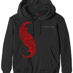 Goat S Capuchon Hoodie voor Mannen - Zwart Pullover met Pouch Pockets