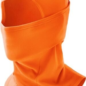 Goodivery ® Skimasker, winddicht, warm, voor fietsen, skiën, motorrijden, winter, unisex, one size, oranje