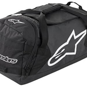 Grote Sporttas voor Motoraccessoires - Duurzame Ritssluitingen, 125L, 82x39x45 cm, MX Enduro Motorsports, Zwart/Wit