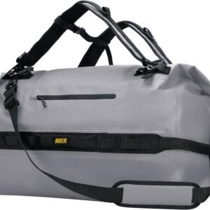 Grote Waterdichte Rolltop Sporttas en Backpack - 60L/80L - Duurzaam voor Reizen, Watersport en Camping