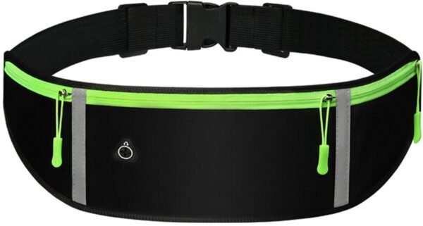 Hardloop Heupband - Hardloop riem - Reflecterend - 1 Stuk - Hardlopen - Zwart