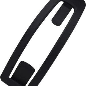 Helm Clip - Reserveonderdeel Brilriem - Ski Accessoire - Krasvrije Fixatie - 9 x 3 cm - Zwart