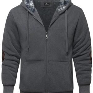 Heren Fleece Hoodie met Capuchon - Warm & Casual Outdoor Sport Pullover M-3XL