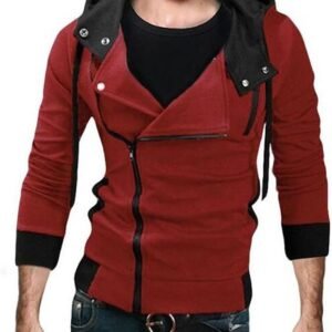 Heren Hoodie V-Hals Trui Gebreide Sweater Pullover