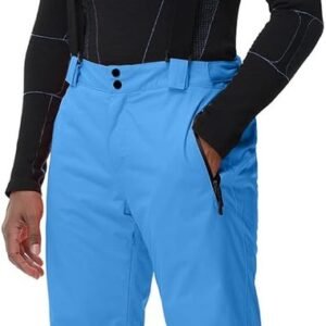 Heren Ski Broek - Winter Sport Broek - Outdoor Sneeuw Sport - Waterdicht Winddicht - Afneembare Banden
