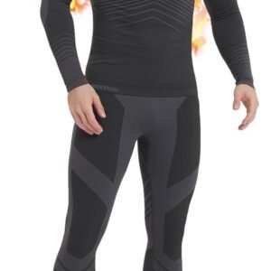 Heren Thermisch Ondergoed Base Layer Set voor Wintersport en Skiën
