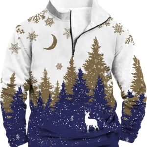 Heren Trui - Rolkraag Sweatshirt - Casual Winter - Gevoerd met Fleece