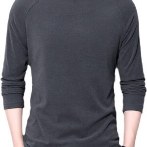 Heren Trui met Halve Hoge Kraag Slim Fit Gebreid Casual Herfst Winter