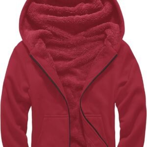 Heren hoodies met fleece en dikke voering