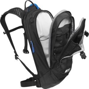 Hydratatie Rugzak voor Mountainbiken - 12L Capaciteit - Gemakkelijk bijvullen - Magnetische Tube Trap - Zwart