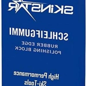 Kanten Slijprubber - Ski Randen - Ski Onderhoud - Natuurlijk Rubber - 50x40x20 mm - Grijs
