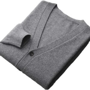 Kasjmier heren trui vest voor herfst en winter
