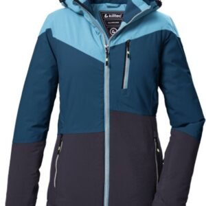 Killtec dames ski jas - ski-jas dames - 41628 - licht blauw/blauw/donkerblauw - maat 38
