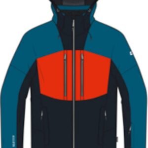 Killtec heren - Ski Jas 43450 petrol / oranje / navy Killtec maat M